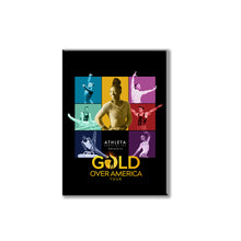 Load image into Gallery viewer, Gold Over America 2024 Tour Magnet
