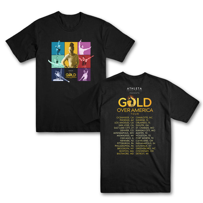 Gold Over America 2024 Tour Tee